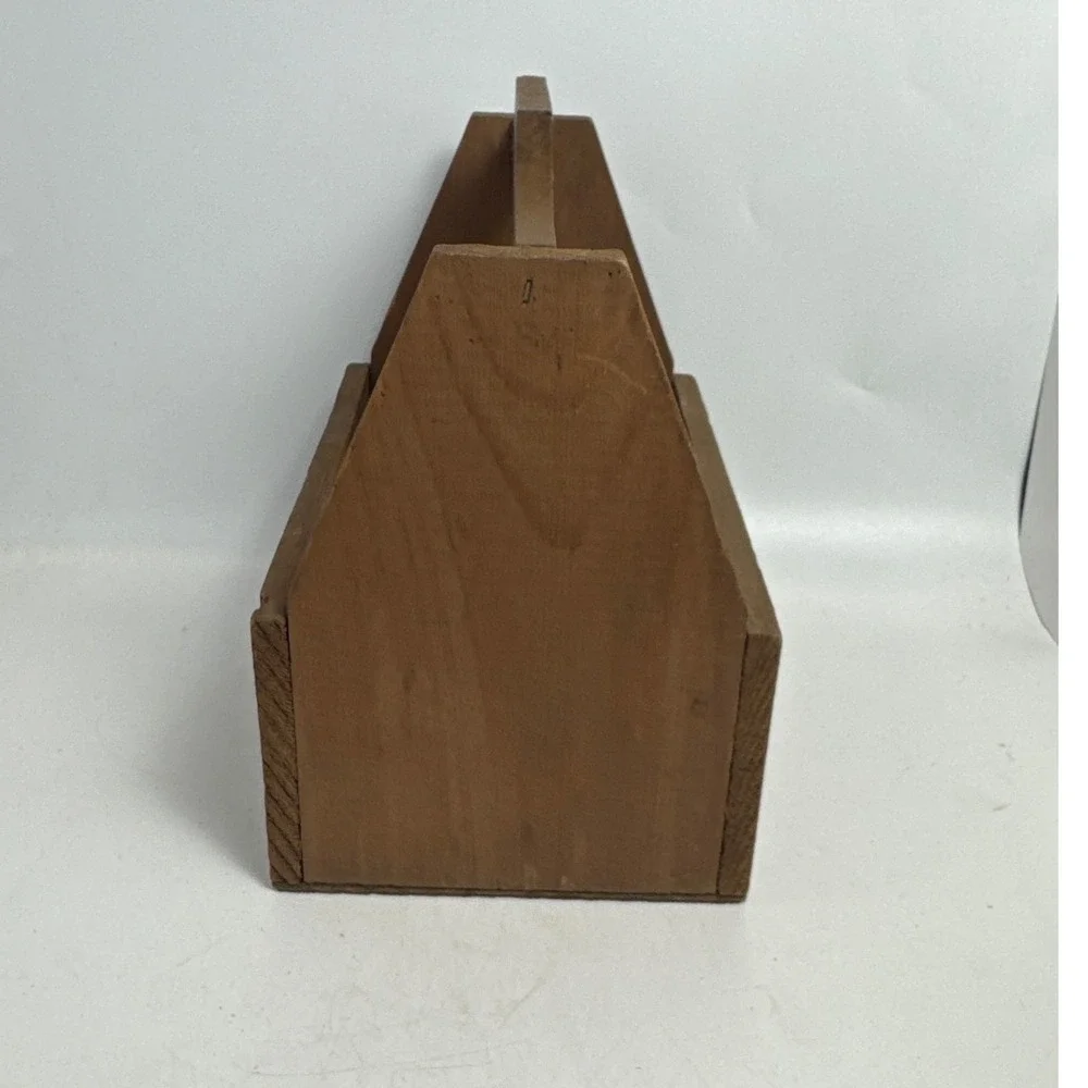 Wooden Egg Crate Carrier OS Brown Farmhouse Rustic 8 Wooden Egg